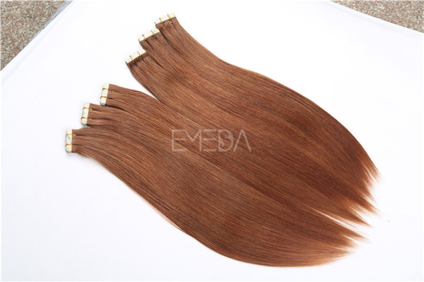 Russian remy hair double drawn hair pieces, tape in hair extension ZJ0063